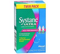 Systane Ultra Lubricant Eye Drops, 2-count .33 fl oz (10 ml) Bottle by Systane