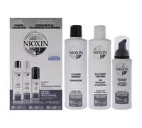 System 2 Kit by Nioxin for Unisex - 3 Pc 10.1oz Cleanser Shampoo, 10.1