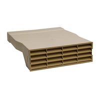 System 225 AIRBRICK Adapter with Beige AIRBRICK Grille | Durable plastic construction, For wall ventilation