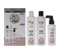 System 3 Kit by Nioxin for Unisex - 3 Pc 10.1oz Color Safe Cleanser Sh