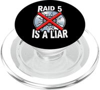 System Administrator RAID 5 Is A Liar Server Tech PopSockets PopGrip for MagSafe