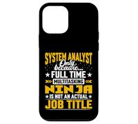 System Analyst Job Title - Funny Business Technology Analyst Case for iPhone 12 mini