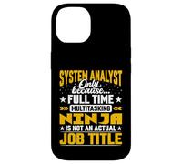 System Analyst Job Title - Funny Business Technology Analyst Case for iPhone 14