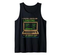 System Discipline Loading Retro AI Motivation Vintage Tank Top