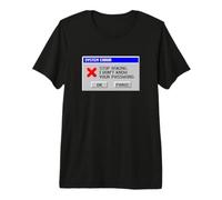 System Error Stop Asking Dont Know Password Joke IT Humor Premium T-Shirt