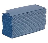 System Hygiene Blue 1 Ply Z Fold Paper Hand Towels - 3000 per Case