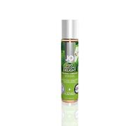 System Jo H2O Flavours Water Based Personal Lubricant, Green Apple, 30 ml, Transparent