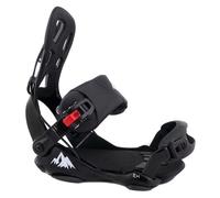 System LTX Men's Rear Entry Flow Style Snowboard Bindings 2024 (Large Fits Boot Men's US Sizes 9-12)