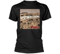 System Mens Tee of A Down Toxicity Black T-Shirt Printed Tee Graphic Top for Men Unisex Shirt 3XL