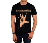 System Of A Down Men's Hand T-Shirt, Black, Large