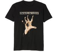 System Of A Down Men's Hand T-Shirt, Black, Medium