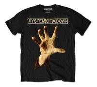 System Of A Down Men's Hand T-Shirt, Black, XX-Large