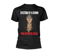 Plastic Head System of A Down Mezmerize T Shirt, Black, XL