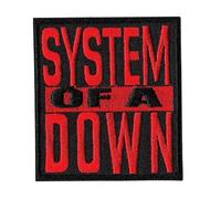 System of A Down Red Alternative Me Patch Badge Embroidered Iron on Applique Patch Accessory