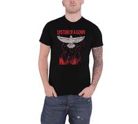 System Of A Down T Shirt Dove Overcome Band Logo new Official Mens Black