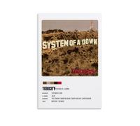 System of A Down Toxicity Poster Decorative Painting Canvas Mural Is Bright And Beautiful, Suitable for Office Bedroom Decorative Painting to Create The Right AtmosphereUnframe-style24x36inch(60x90cm)