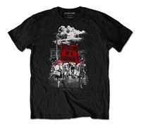 System Of A Down Unisex Tee: Banner Marchs - Medium - Black
