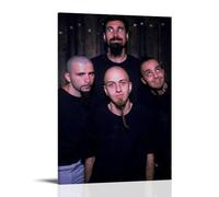 System of A DownPainting Art Poster Canvas Art Wall Decoration Home Bedroom Aesthetics Painter Living Deco Strong Wall Painting Room DecoratedFrame-style08x12inch(20x30cm)