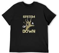 System of A Hand Down T-Shirt Graphic Tee Printed Top for Mens