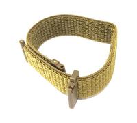 System-S 23mm Nylon Watch Strap for Fitbit Versa 2 and 3 Smartwatch in Green, Olive Green, Eine Grösse, Classic, olive, Eine Grösse, Classic