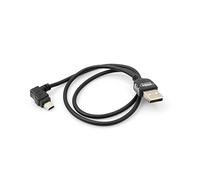 System-S 50 cm Left Angled Mini USB Cable 90 Degree Angled Connector