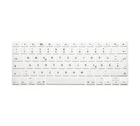 System-S 53026547 Silicone Keyboard Cover QWERTZ German Keyboard Cover for MacBook Pro 13 Inch 15 Inch 17 Inch iMac MacBook Air 13 Inch Silver