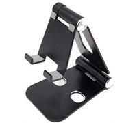 System-S Aluminum Folding Stand for Tablet Smartphone Black