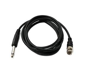 System-S Audio Cable 180 cm 6.35 mm Jack Male to BNC Female AUX Adapter in Black