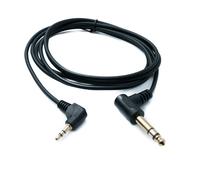 SYSTEM-S Audio Cable 180cm Stereo TRS 6.35mm Jack Male to 3.5mm Male