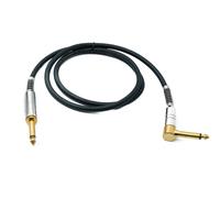 SYSTEM-S Audio Jack Cable 100cm 6.35mm 2 Pin Male to Male