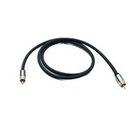 SYSTEM-S Audio RCA Cable 100cm 1 Pin Male to Male Adapter
