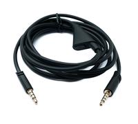 SYSTEM-S Audio Replacement Cable 2m AUX 3.5mm Jack with Volume Control