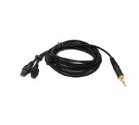 SYSTEM-S Audio Replacement Cable 2m AUX Jack Braided for Sennheiser