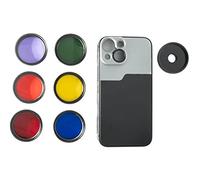 SYSTEM-S Colour Filter Set 37 mm 6 Pieces Colour Filter for Photography for iPhone 13 Mini