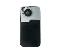 SYSTEM-S CPL Filter 37mm Circular Polarizer Lens with Case in Black for iPhone 13 Mini
