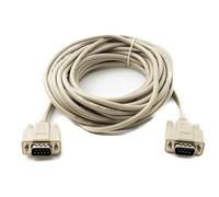 System-S D Sub Cable 10m 9 Pin Male to Male RS232 DB9 Adapter Grey