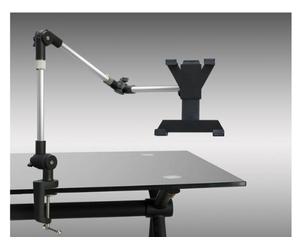 System-S Desk Mount with Swivel Arm Flexible with Table Clamp for iPad Pro (12, 9 Inches)