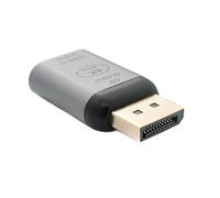 System-S DisplayPort DP 4k HDTV Adapter Male to USB 3.1 Type C Female Cable in Grey