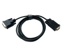 SYSTEM-S DVI D Cable 2m 24+1 25 Pin Male to VGA 15 Pin Male Panel Mount