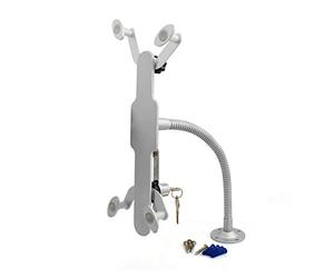 System-S Lockable Anti Theft, Gooseneck, Wall Mount, showrooms Holder with Security Lock for Tablet PC (10" - 12.6 Inches