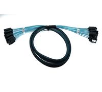 SYSTEM-S SFF-8087 Cable 100cm 6x SATA 7 Pin Male to 6x Male for RAID