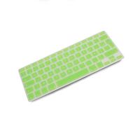 System-S Silicone AZERTY French Keyboard Cover for MacBook Pro 13 Inch 15 Inch 17 Inch iMac MacBook Air 13 Inch Green