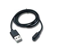 System-S USB 2.0 Cable 100 cm Charging Cable for Vivo Watch GT IQOO Watch GT Smartwatch Adapter Black
