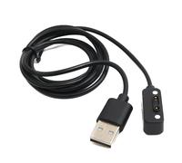 System-S USB 2.0 Cable 100 cm Charging Cable for Xplora X6 Play Smartwatch Adapter in Black