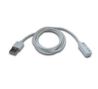 System-S USB 2.0 Cable 100 cm Charging Cable for Xplora X6 Play Smartwatch Adapter in White