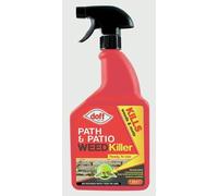 Systemic Path & Patio Weedkiller 1L - Ready to Use Spray, Kills Weeds to the Root, Fast Acting Driveway & Patio Weed Control