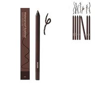 Systemous Eyeliner Pencil,2 in 1 EYE LINer and Eyebrow Pencil, Waterproof Eyeliner Duo Sharpenable Eye Pencils,Systemous E-ye Liners Plum,Eye Liner,Smooth and Easy to Color,No Smudging (Brown)