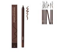 Systemous Eyeliner Pencil,2 in 1 EYE LINer and Eyebrow Pencil, Waterproof Eyeliner Duo Sharpenable Eye Pencils,Systemous E-ye Liners Plum,Eye Liner,Smooth and Easy to Color,No Smudging (Stone)