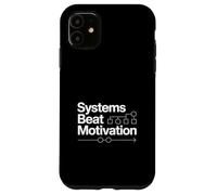 Systems Beat Motivation Entrepreneur Case for iPhone 11