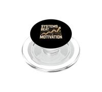 Systems Beat Motivation Success Mindset PopSockets PopGrip for MagSafe